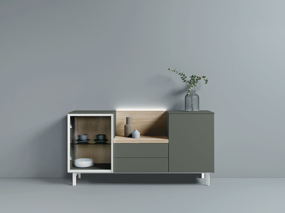 Aparador bajo con vitrina Way Home 14 de Antaix - 6