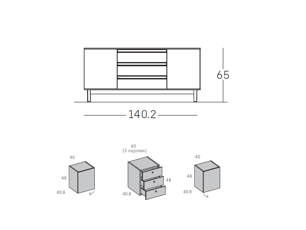 Aparador Way Home 16 de Antaix - 9