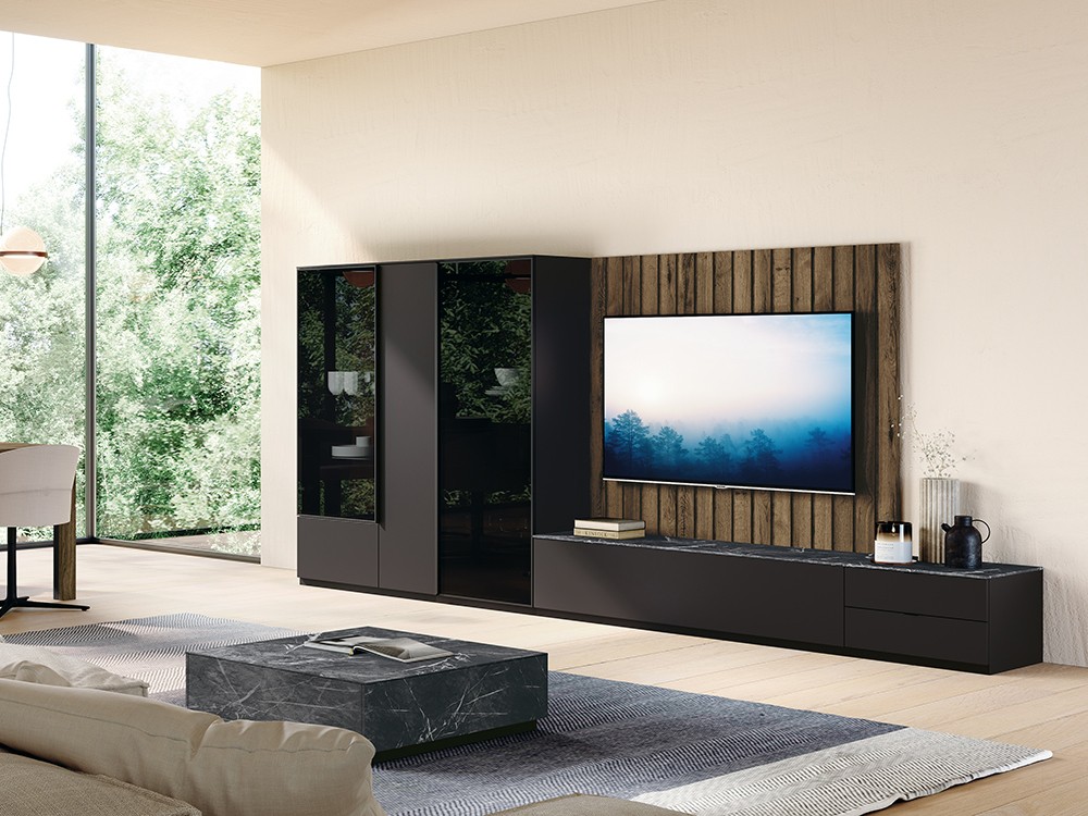 Composición para salón con vitrina Way Home 15 de Antaix - 1