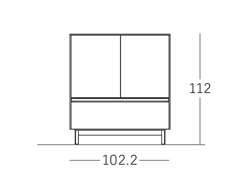 Aparador cubo Way Home 25