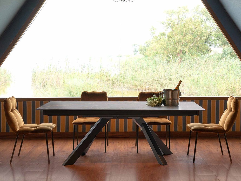 Mesa de comedor Alps con sobre porcelánico de Pure Design - 2