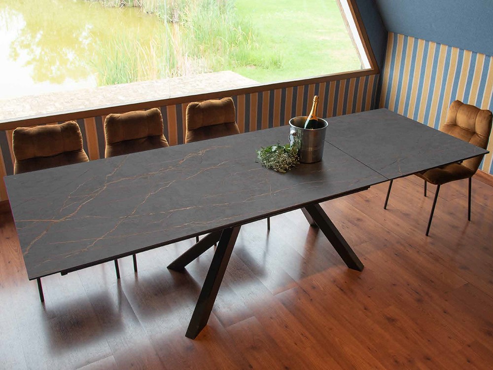 Mesa extensible de comedor Alps porcelánico o dekton de Pure Designs - 2