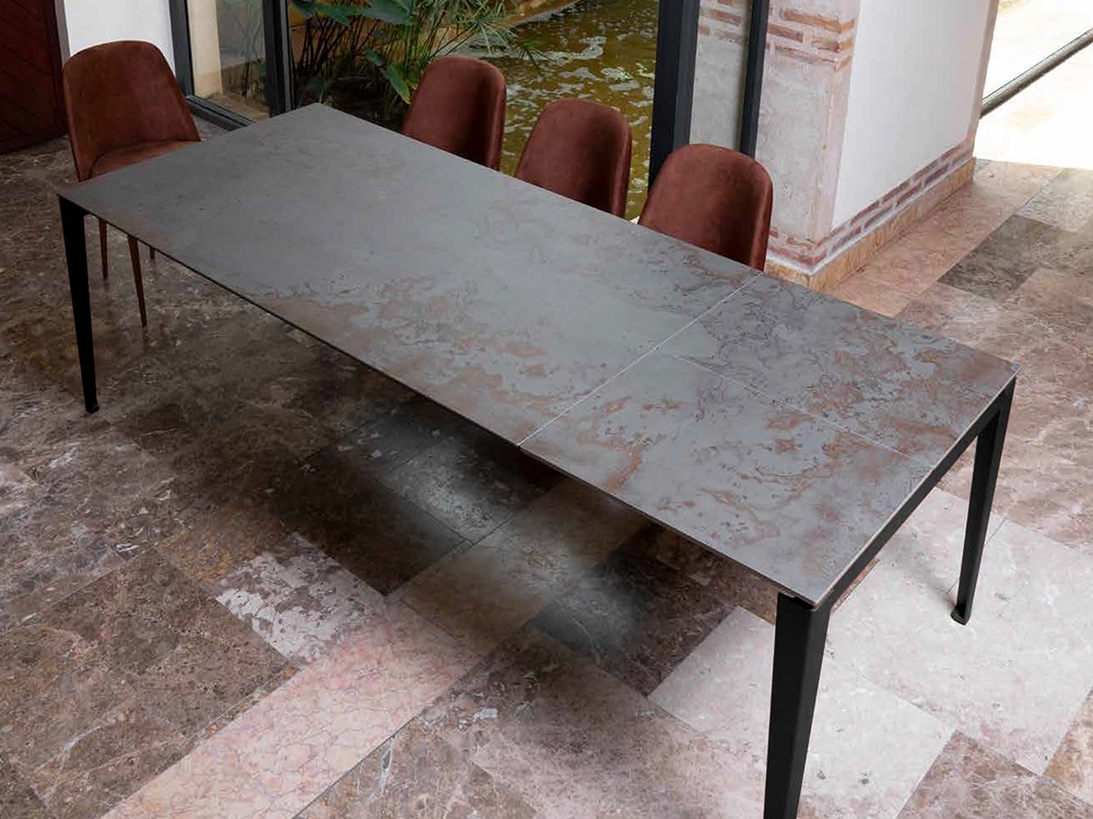Mesa extensible de comedor Dylan porcelánico o dekton de Pure Designs - 2