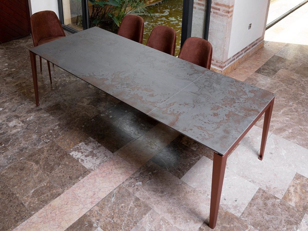 Mesa extensible de comedor Dylan porcelánico o dekton de Pure Designs - 11