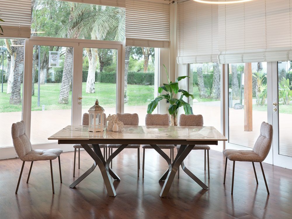 Mesa fija de comedor Kron porcelánico o dekton de Pure Designs - 18