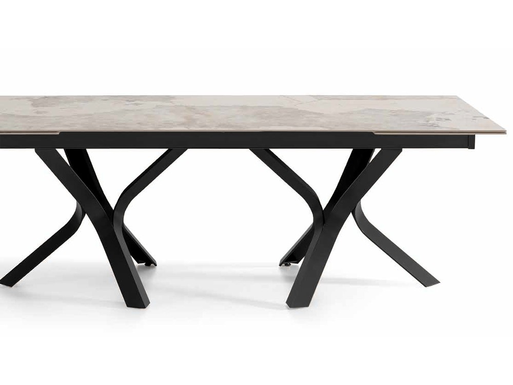 Mesa extensible de comedor Kron porcelánico o dekton de Pure Designs - 16