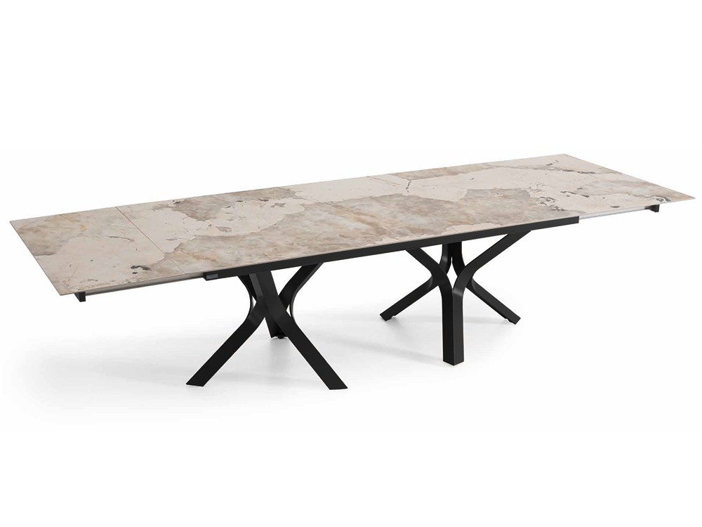 Mesa extensible de comedor Kron porcelánico o dekton de Pure Designs - 1