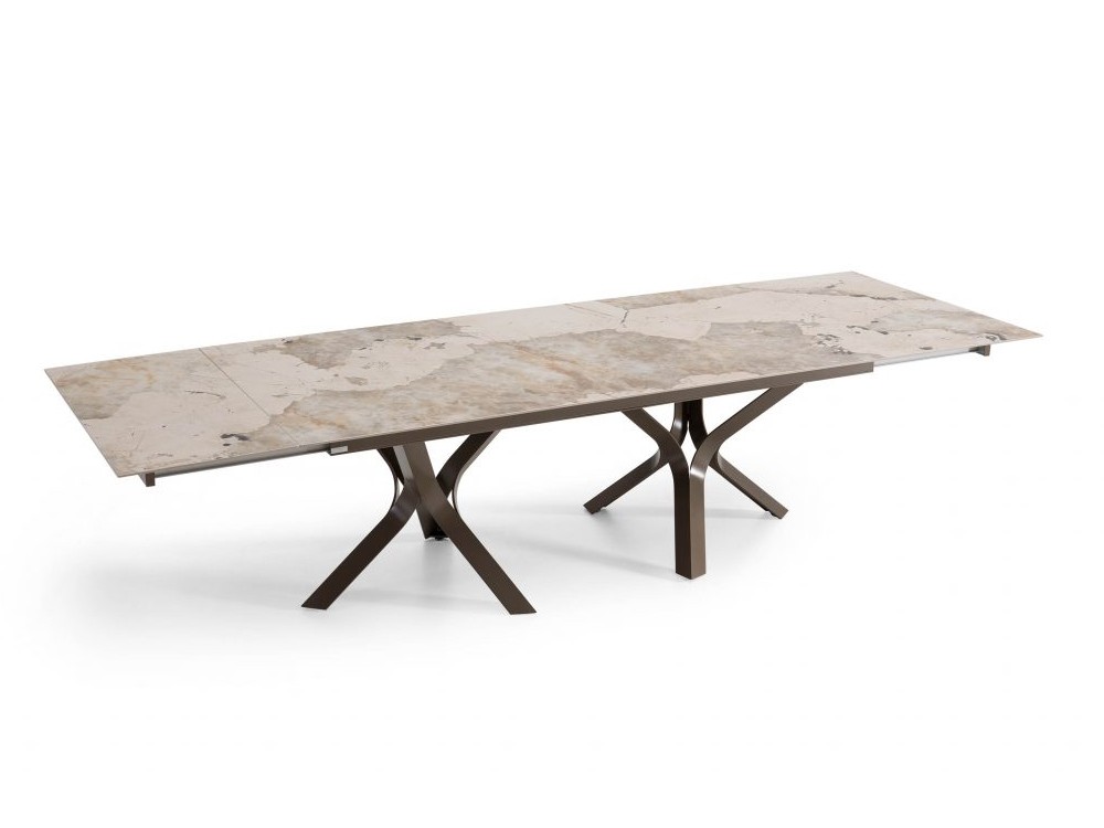 Mesa extensible de comedor Kron porcelánico o dekton de Pure Designs - 17