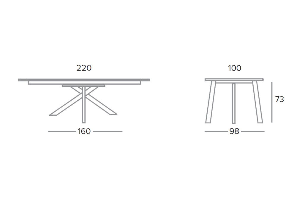 Mesa ovalada Moon Pure Designs