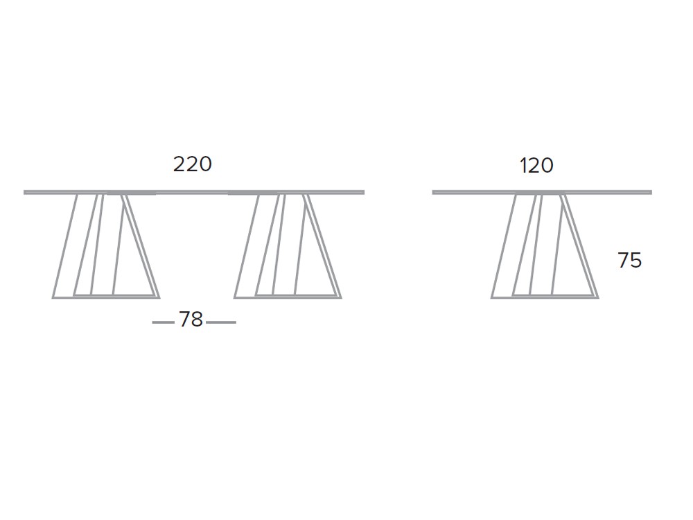Mesa ovalada de comedor Carcassonne porcelánico neo de Pure Designs - 10