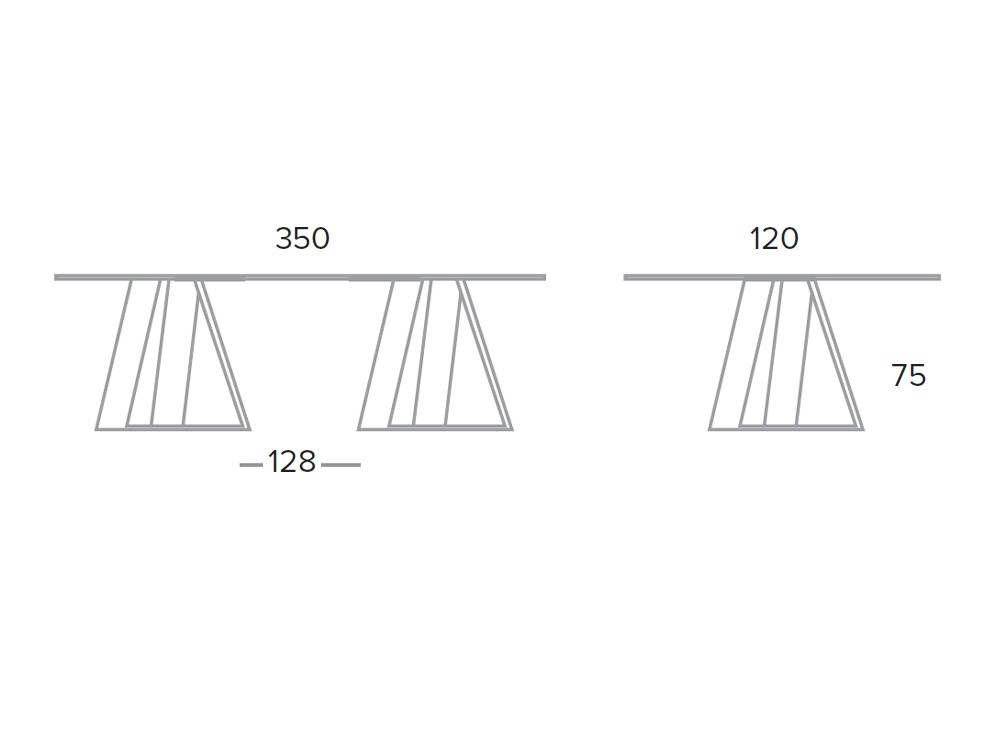 Mesa ovalada de comedor Carcassonne porcelánico neo de Pure Designs - 19