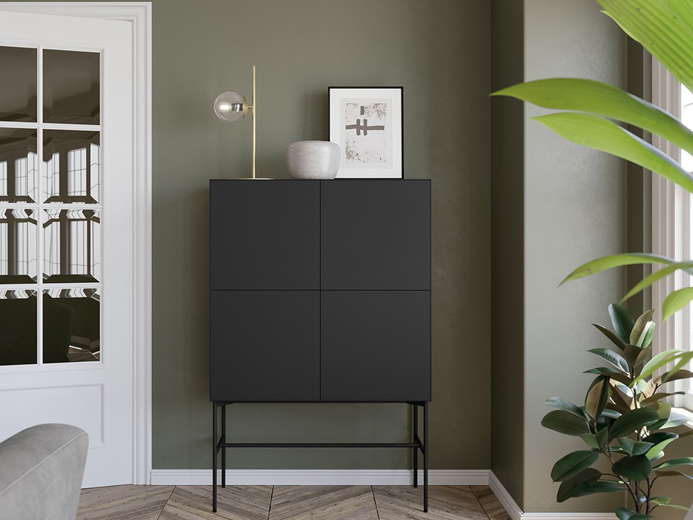 Aparador alto Mitra-10 laca mate DC de Besform - 2