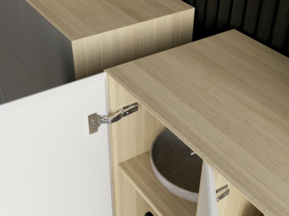 Aparador alto Mitra-11 Roble DC de Besform - 10