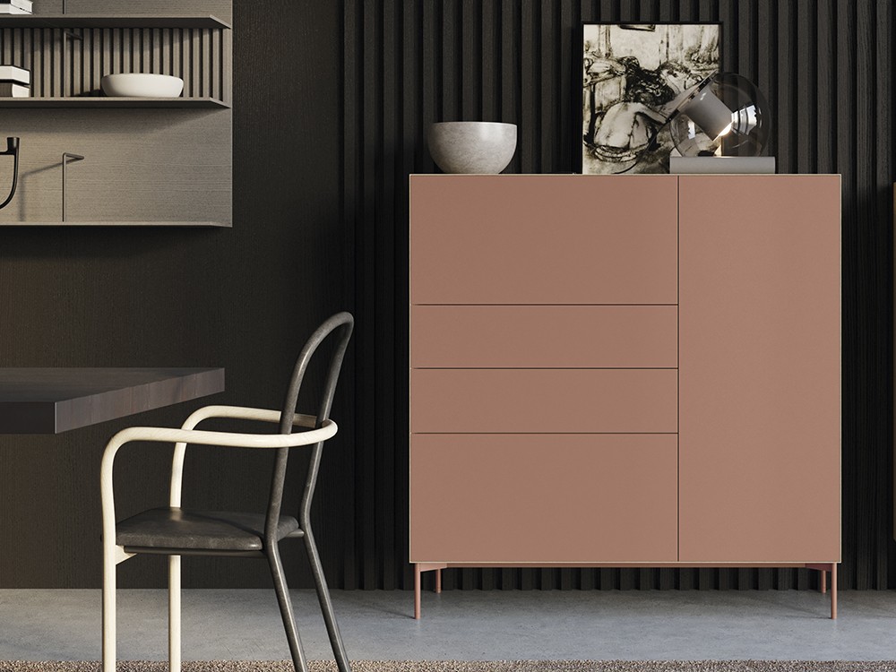 Aparador alto Mitra-11 Roble DC de Besform - 2