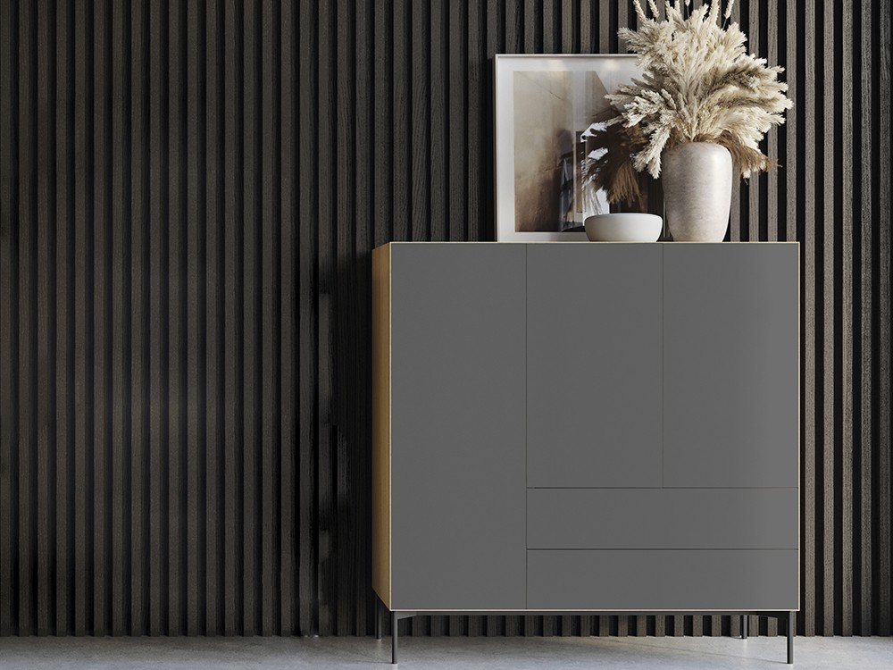 Aparador alto Mitra-11B Roble DC de Besform - 2