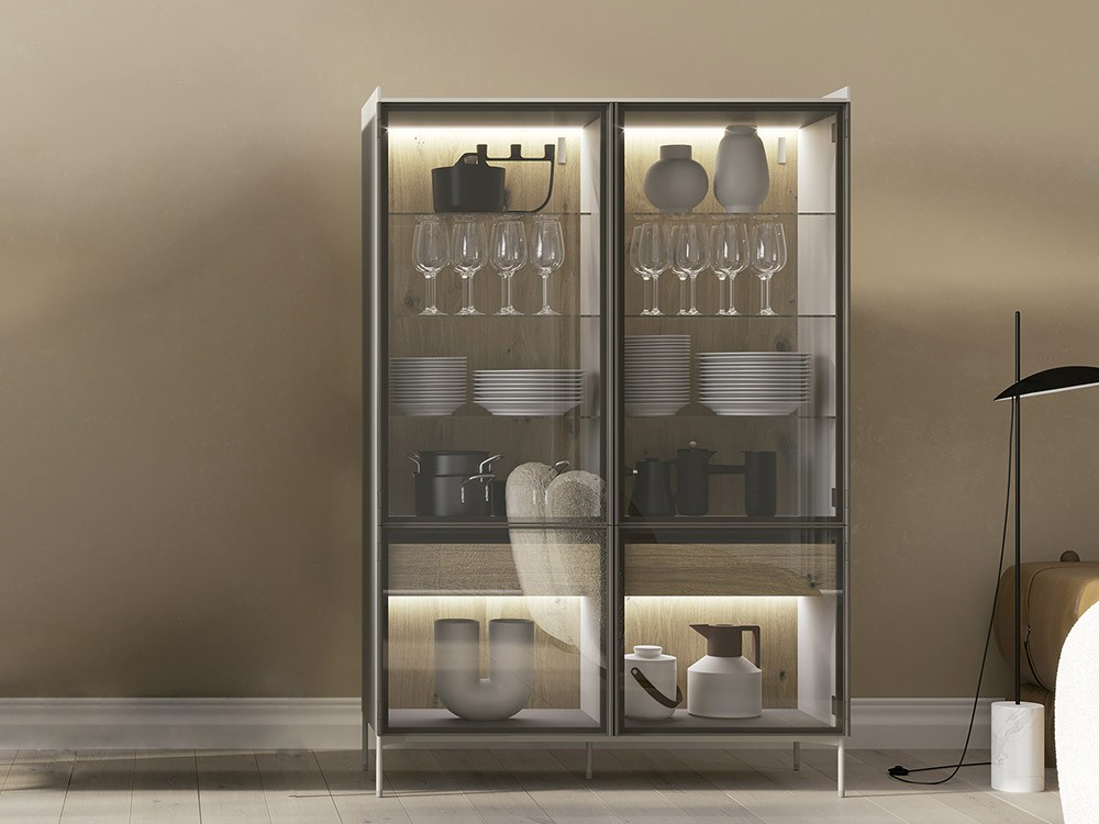 Vitrina con luz Novo-12 DC de Besform - 4