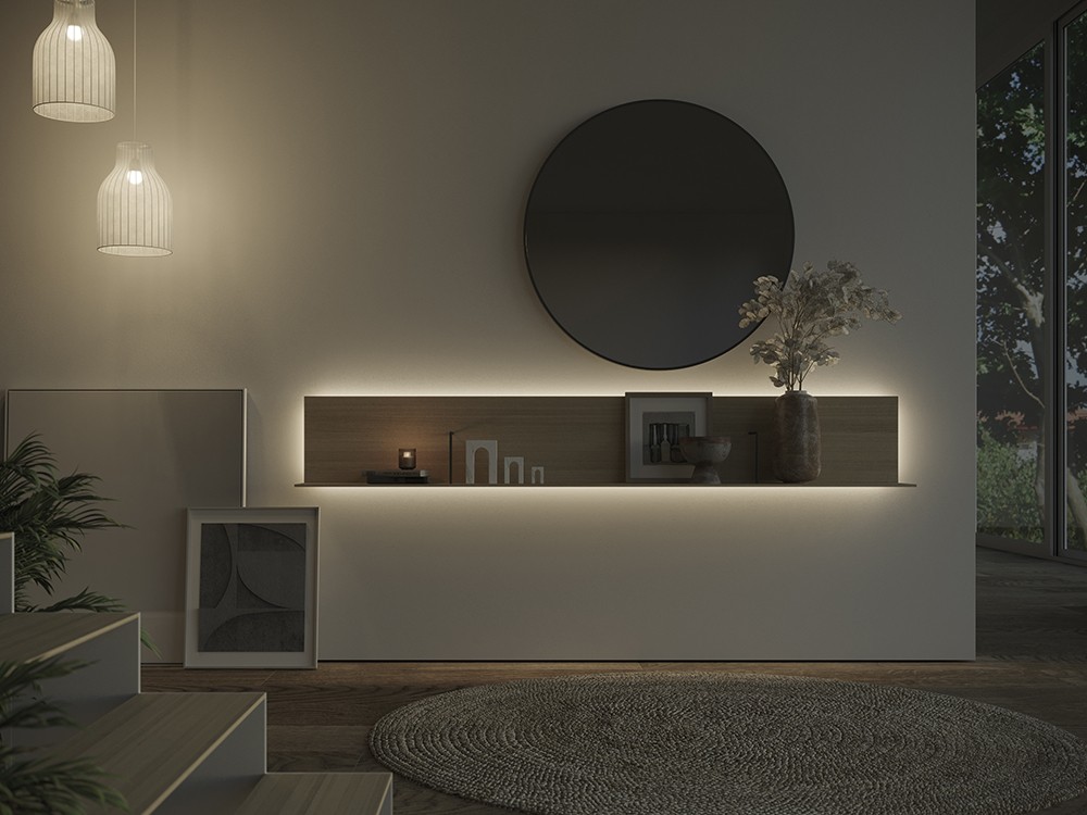 Estante recibidor Art-18 chapa natural DC de Besform - 2