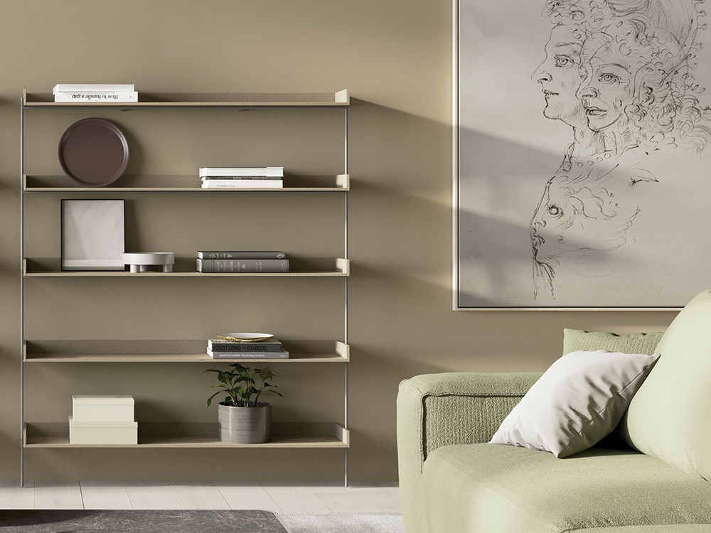 Estantería alta Fil chapa natural DC de besform - 4