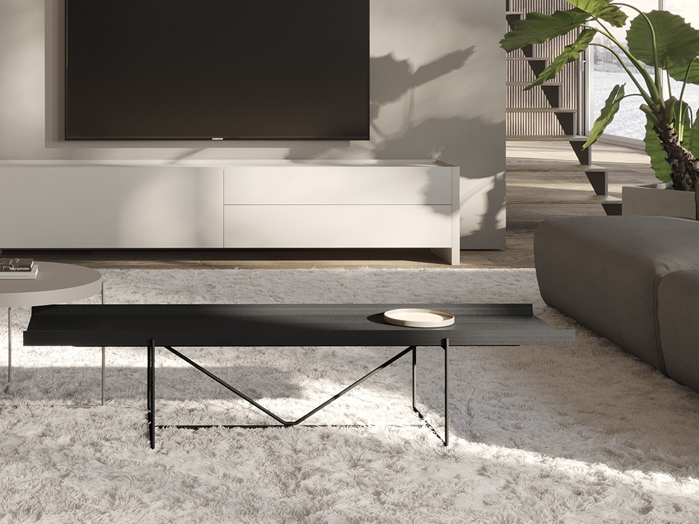 Mesa centro Shape en laca poro abierto Besform - 2