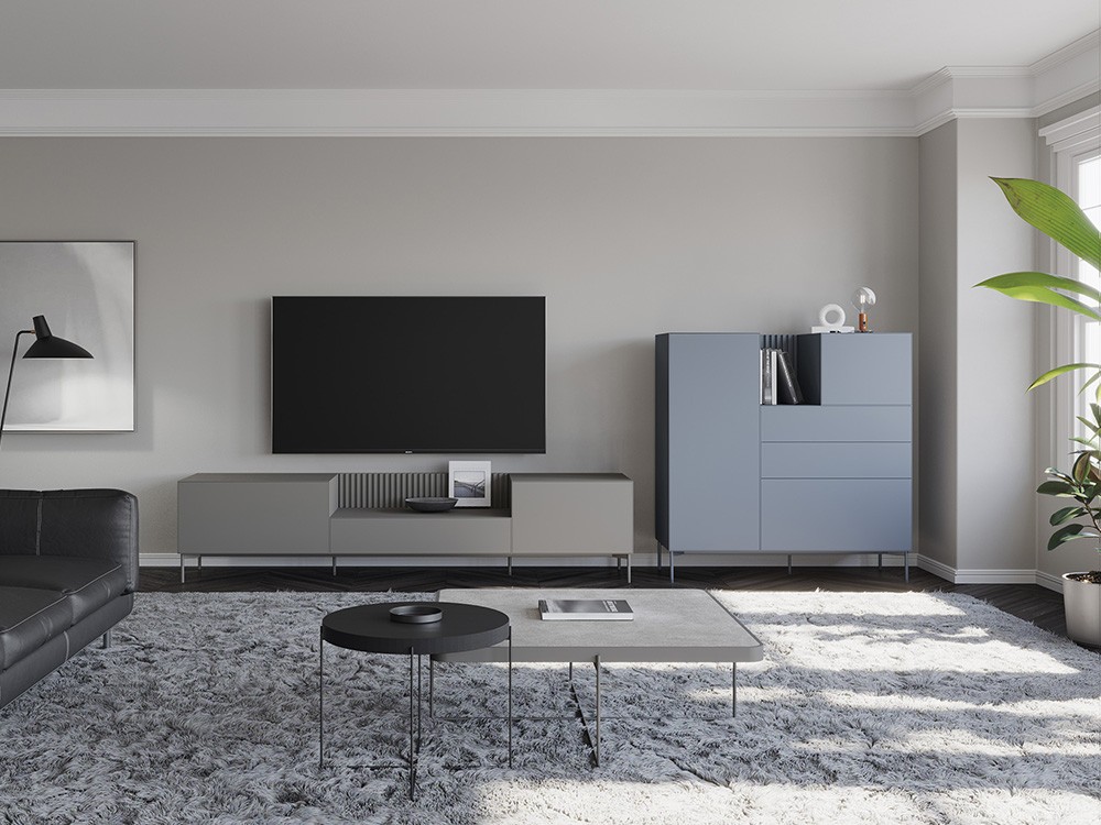 Aparador alto Mitra-31 lacado mate DC de Besform - 9