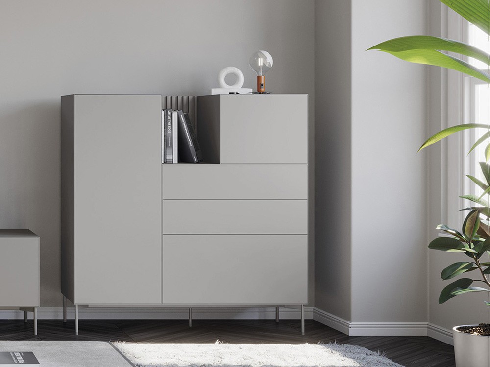 Aparador alto Mitra-31 lacado mate DC de Besform - 3