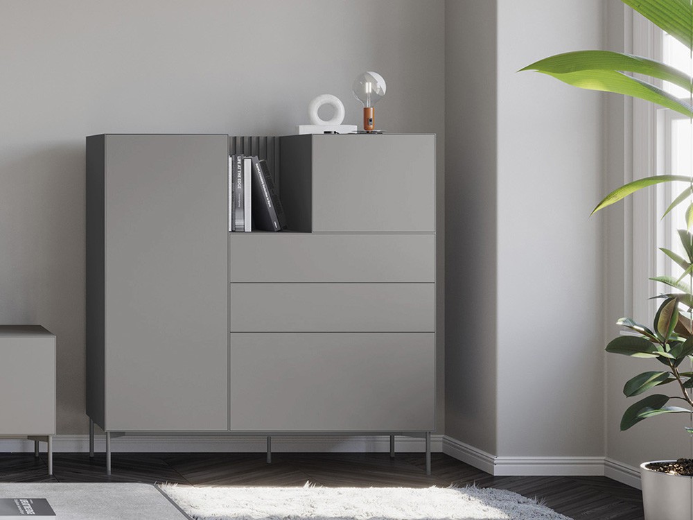 Aparador alto Mitra-31 lacado mate DC de Besform - 4