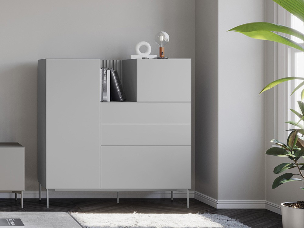 Aparador alto Mitra-31 lacado mate DC de Besform - 5