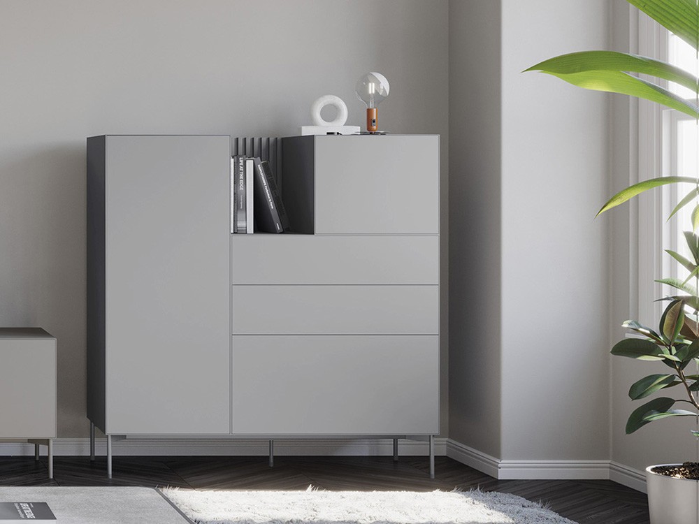 Aparador alto Mitra-31 lacado mate DC de Besform - 6