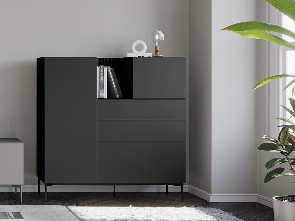 Aparador alto Mitra-31 lacado mate DC de Besform - 2