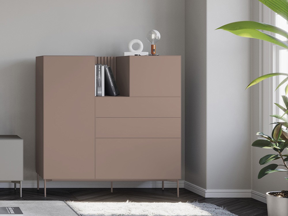 Aparador alto Mitra-31 lacado mate DC de Besform - 8