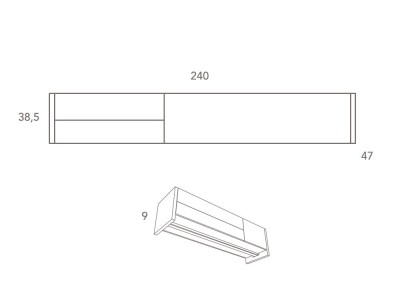 Mueble para televisión Mitra-42 lacado DC de Besform - 10