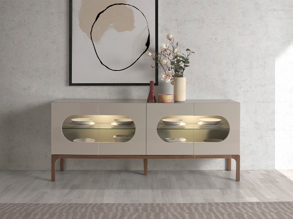 Aparador gris con iluminación Ángel Cerdá 3241 - 2