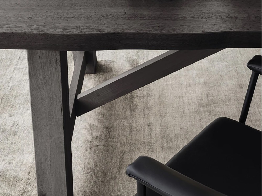 Mesa roble macizo Master Castle Crossover de Devina Nais - 3