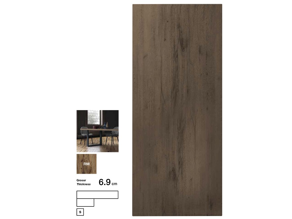 Mesa roble M2 Square Crossover de Devina Nais - 3