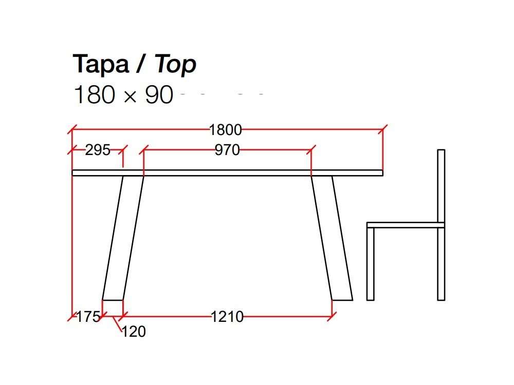 Mesa de comedor de madera de roble Wood Gate Devina Nais - 9