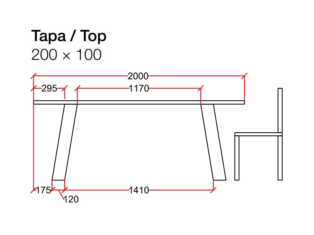 Mesa de comedor de madera de roble Wood Gate Devina Nais - 10