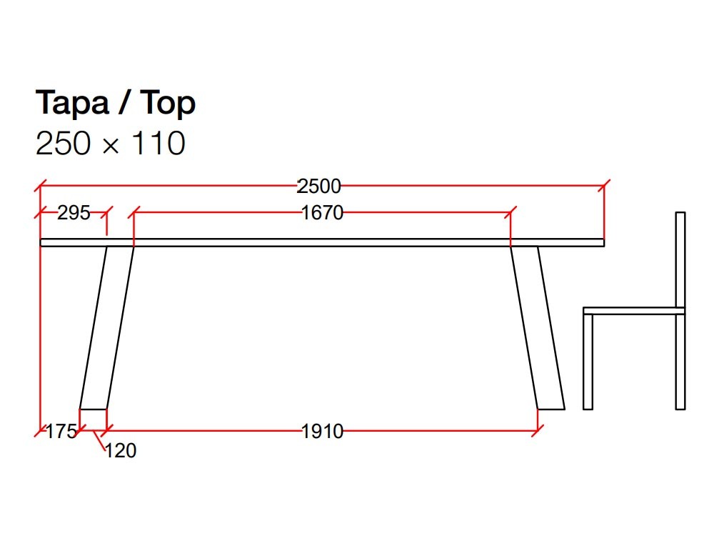 Mesa de comedor de madera de roble Wood Gate Devina Nais - 12