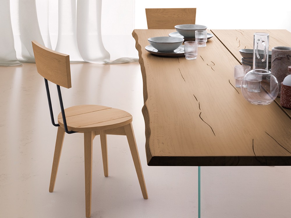 Mesa de roble Twins Wall V