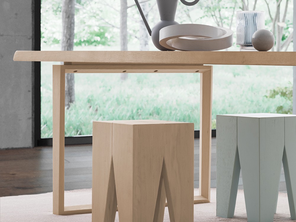 Mesa de roble San Francisco Keep Crossover de Devina Nais - 2