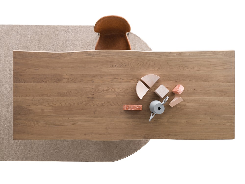 Mesa de roble San Francisco Keep Crossover de Devina Nais - 3