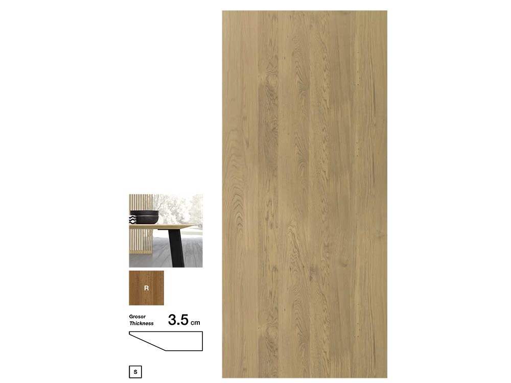 Mesa de roble Manhattan Pass Crossover de Devina Nais - 5