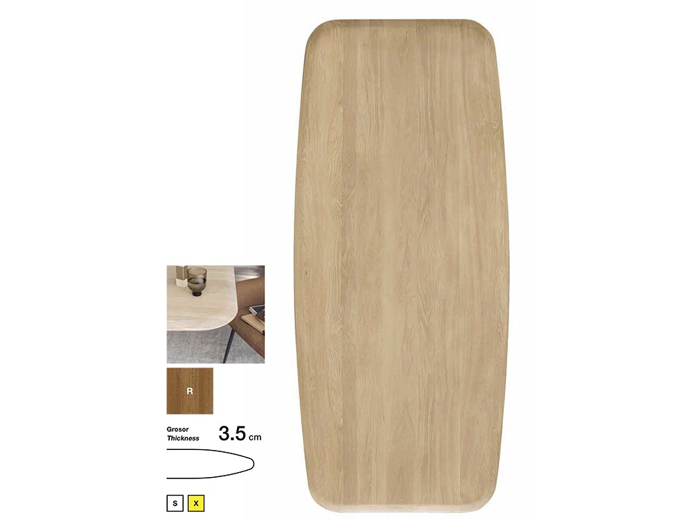 Mesa de roble Copenhagen Star Crossover de Devina Nais - 4