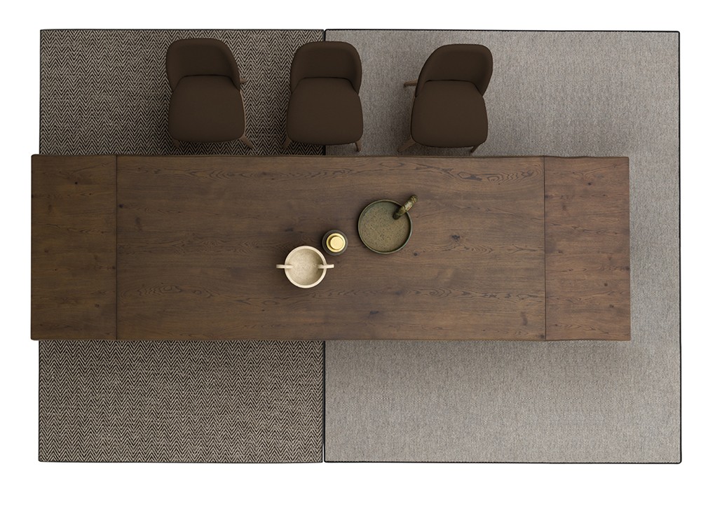 Mesa en chapa natural de roble Seattle Pass Crossover de Devina Nais - 11