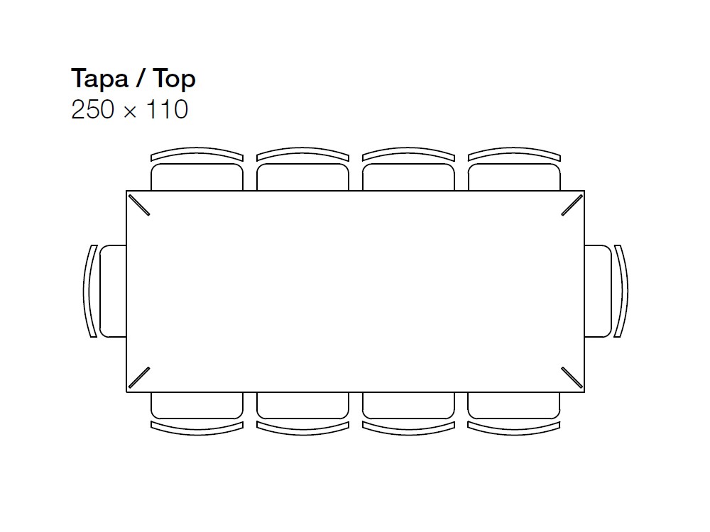 Mesa en chapa natural de roble Seattle Pass Crossover de Devina Nais - 8