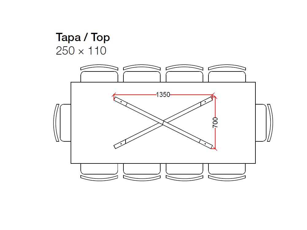 Mesa en chapa natural roble Dakota Star Crossover de Devina Nais - 7