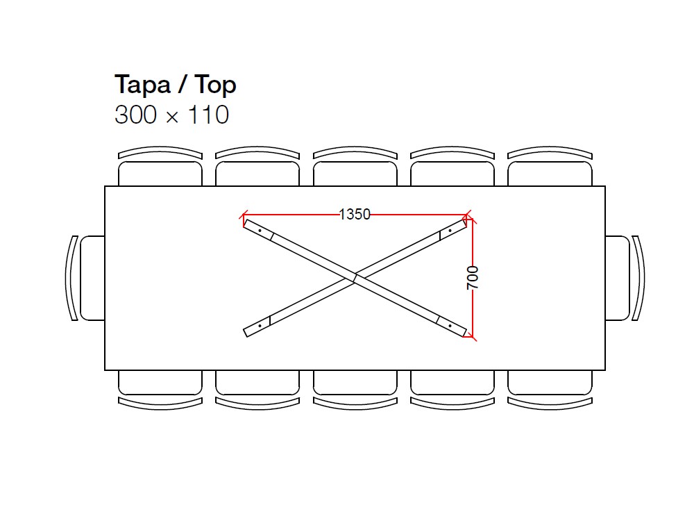 Mesa en chapa natural roble Dakota Star Crossover de Devina Nais - 8