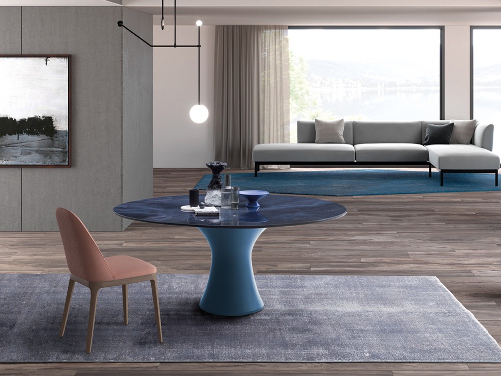 Mesa redonda Manhattan My Glass Monolith Crossover de Devina Nais - 1