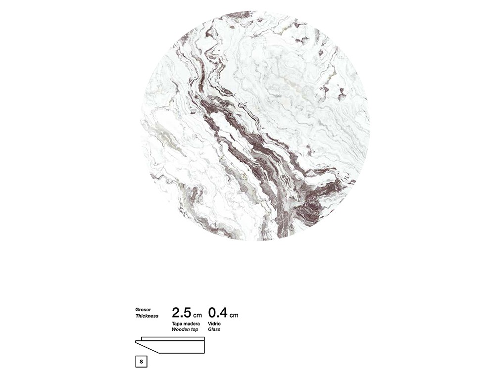 Mesa redonda Manhattan MyGlass Pass Crossover de Devina Nais - 4