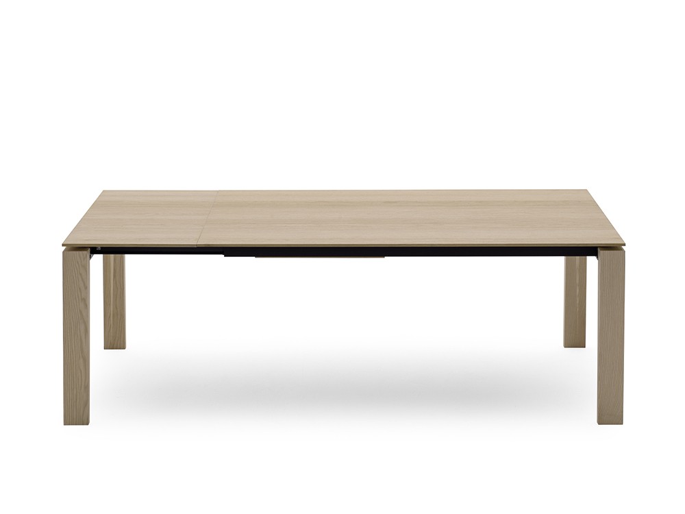 Mesa extensible de chapa natural de roble Vogue Crossover de Devina Nais - 4