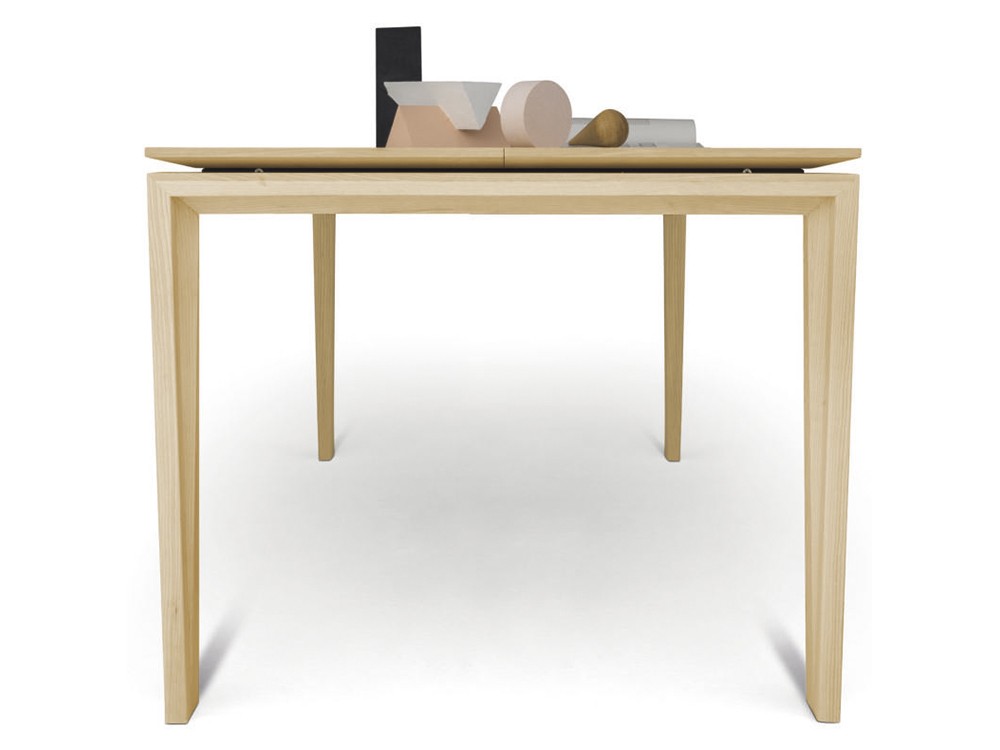 Mesa extensible de chapa natural de roble Vogue Crossover de Devina Nais - 11